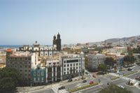 El Guiniguada, sepultado por la Autov&iacute;a del Centro, en el cruce de las calles Obispo Codina y Juan de Quesada, donde hasta principios de los a&ntilde;os 70 estuvo el Puente de Piedra_2005